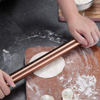 Berglander Rose Gold Rolling Pin, 16.7 Inches Stainless Steel Matte Finish - Image 7