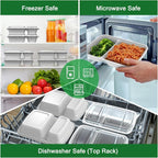 Dealusy 50 Pack 28 oz Meal Prep Containers Reusable - Image 5