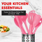 Chef Craft - Premium Silicone Kitchen Tools and Utensils Set, Non-Scratch - Image 2