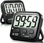Antonki 2 Pack Digital Timer for Kids, Magnetic Countdown Kitchen Timers for by Antonki