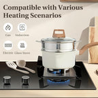 25 Pcs Pots and Pans Set, Nonstick & Non-Toxic Healthy Pots and Pans, - Image 5