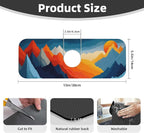 Colorful Mountains Sunset Dish Drying Mat - Image 3