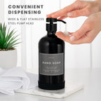 Hand and Dish Soap Dispenser for Kitchen and Bathroom, Stainless Steel Pumps - Image 4