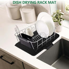 GUUKIN Silicone Dish Drying Mat, 17.7" x 11.8 " Drying Matt Kitchen Counter - Image 5