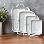 ONEMORE Casserole Dishes for Oven, 9.5"x15.4" Baking Dishes Set of 4, Ceramic - Image 3