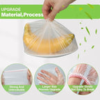 3rd Upgraded Plastic Bowl Covers, 3 Sizes Plastic Covers - Image 3