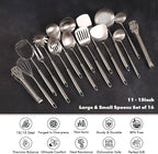 18/10 Stainless Steel Cooking Utensils Set - Image 4