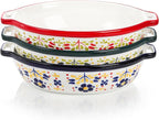 Peohud 3 Pack Ceramic Baking Dishes, 50 Oz Large Casserole Dish - Image 5