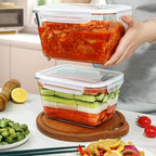 2 Pack Large Glass Storage Containers - Image 3