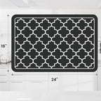 WISELIFE Dish Drying Mat Super Absorbent Drying Mat Large Dish Drying Mats - Image 2