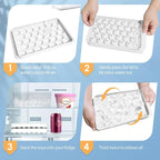 WIBIMEN Ice Cube Tray with Lid and Bin - Image 4