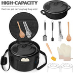Dutch Oven Bag for 14 Inch, Durable Camp Dutch Oven Storage Bag, Carry Bag - Image 4