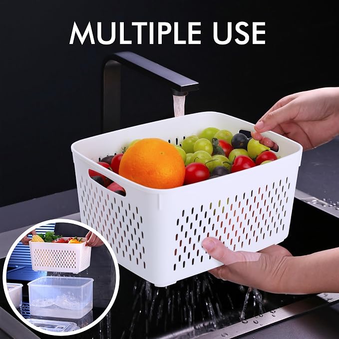 HOTEC 4-Pack Large Fruit Storage Container - Image 5