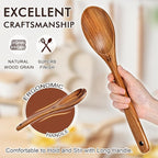 Wooden Spoons for Cooking, Cooking Utensils Set - Image 5