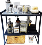 2 Tier Expandable Cabinet Shelf Organizer 14.5-25" L Kitchen Counter Shelf Rack - Image 9