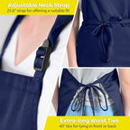 ROTANET Extra Large Apron for Men Adjustable Bib Aprons - Image 5