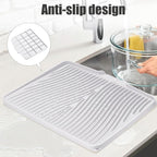 TIKNIK Silicone Dish Drying Mat, Stone Drying Mat - Image 3