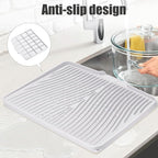 TIKNIK Silicone Dish Drying Mat, Stone Drying Mat - Image 3