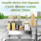 Ewaiira Stainless Steel Sink Caddy, Sponge Holder - Image 3