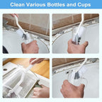 Dfacio 11Pcs Crevice Cleaning Brush Set, Hard Bristle Cleaning Supplies - Image 5