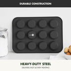 GreenPan Bakewell 12-Cup Muffin Pan, Healthy Ceramic Nonstick Bakeware - Image 4