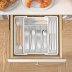 Lifewit Silverware Drawer Organizer, Expandable Utensil Tray - Image 8
