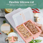 Silicone Freezer Tray for Sauce Cube: FDDAI Super Prep Freezing Tray for Souped - Image 4