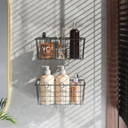 MaraFansie Hanging Kitchen Baskets Wire Storage Basket Adhesive and Screws - Image 4