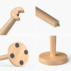 KitchLife Cute Wooden Paper Towel Holder Countertop - Image 6