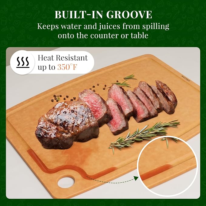 Kikcoin Wood Cutting Board, Cutting Boards - Image 5