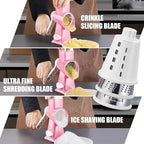 KEOUKE Rotary Cheese Grater Pro 6 in 1 - Image 2