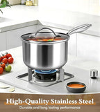 Stainless Steel Saucepan Set - Image 4