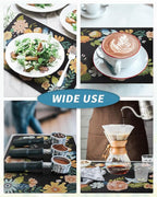 AMOAMI Coffee Mat Hide Stain Rubber Backed Absorbent Dish Drying Mat - Image 5