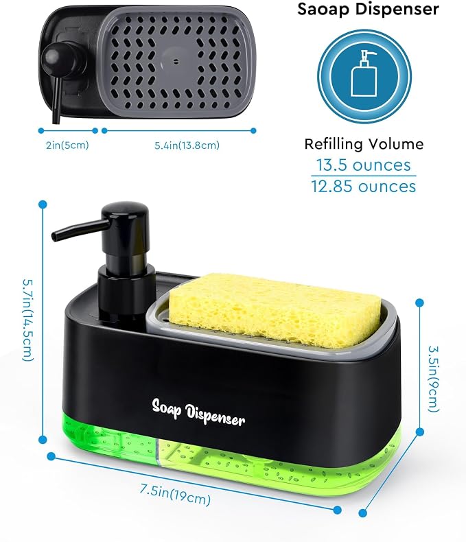5-in-1 Kitchen Soap Dispenser Set - Image 2