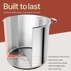 Stainless Steel Stockpot with Tempered Glass Lid 20 Quart, Durable 18/0 - Image 8