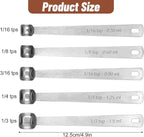 5PcsTeaspoon Measuring Spoons, 3/16 tsp, Mini Measuring Spoon, Square Bowl - Image 3