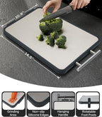 Titanium Cutting Board for Kitchen- Double Sided Cutting Board - Image 6