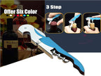 Professional Waiter Corkscrew Wine Openers Set, Heavy Duty Stainless Steel - Image 7