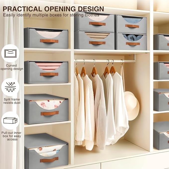 Homsorout Stackable Storage Drawers - Image 5