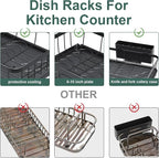 LIYI Dish Drying Rack, Adjustable Spout Design, Kitchen Dish Racks, Made of - Image 5