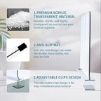 10 Pack Acrylic Shelf Dividers, Closet Shelf Separators - Image 3