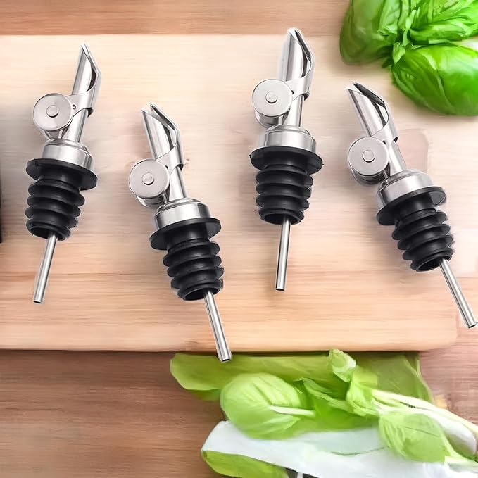 Pafusen 2 Pack Auto Flip Olive Oil Dispenser Spout, Liquor Pour Spout, Oil - Image 5