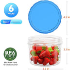 Freezer Storage Containers, Airtight Plastic Food Storage Containers - Image 2