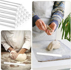 20 Pcs Acrylic Clay Roller, 6.5 Inch Round Tube Roller Pin Plastic Rolling Pin - Image 2