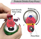 Soda Can Tab Opener Mini Soda Can Cover Easy Tab Opener and Drink Protector - Image 2