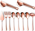 Patelai Serving Utensils Set Include Stainless Steel Large Spoons Slotted by Patelai