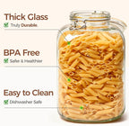 ComSaf 5L Square Glass Jars - Image 4