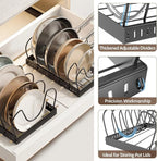 2PACK Pot Lid Organizers Inside Cabinet - Image 4