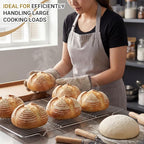 Lounsweer Cooling Racks, 24L x 16W x 1H Stainless Steel Wire Rack - Image 5