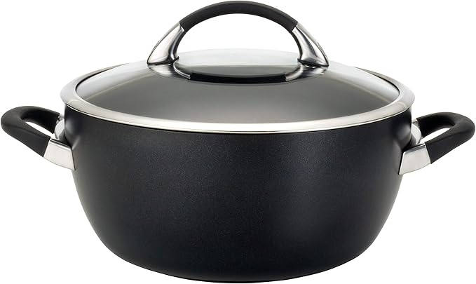 Circulon Symmetry Hard-Anodized Nonstick Induction Casserole Pan by Circulon